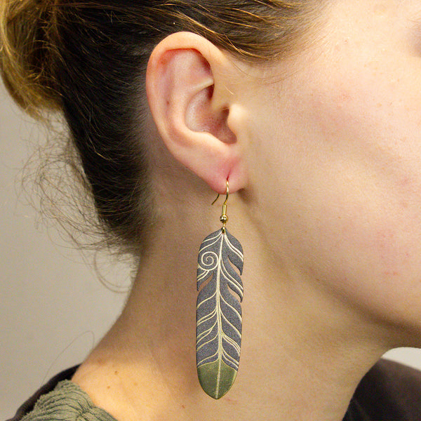 Earring Set - Feather