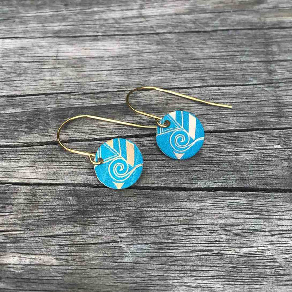 Tribal Earth Earring Set with Ear Studs-Koru-Stainless Steel