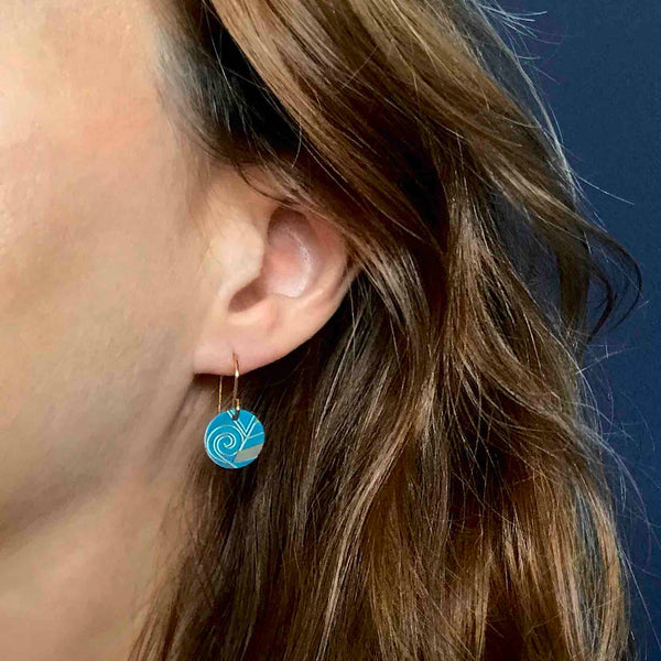 Tribal Earth Earring Set with Ear Studs-Koru-Stainless Steel
