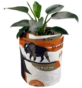 Pot Plant Cover | Flower Pot Holder | Storage Basket - Americana